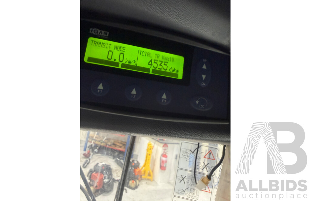 Circa 2009 Green Machine 636HS Air Sweeper (Enclosed A/C Cab)