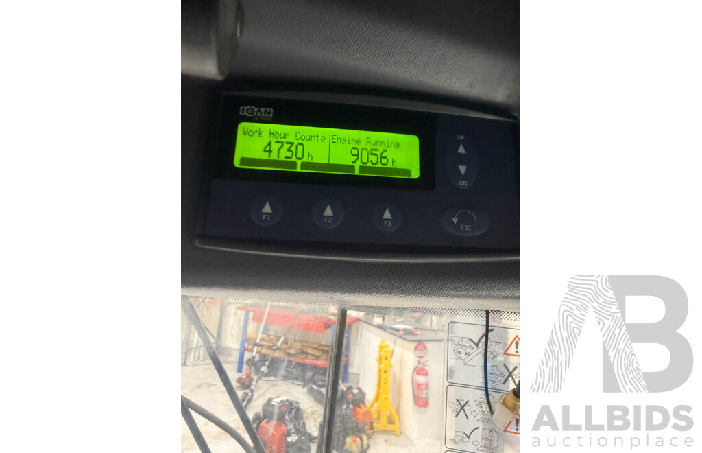 Circa 2009 Green Machine 636HS Air Sweeper (Enclosed A/C Cab)