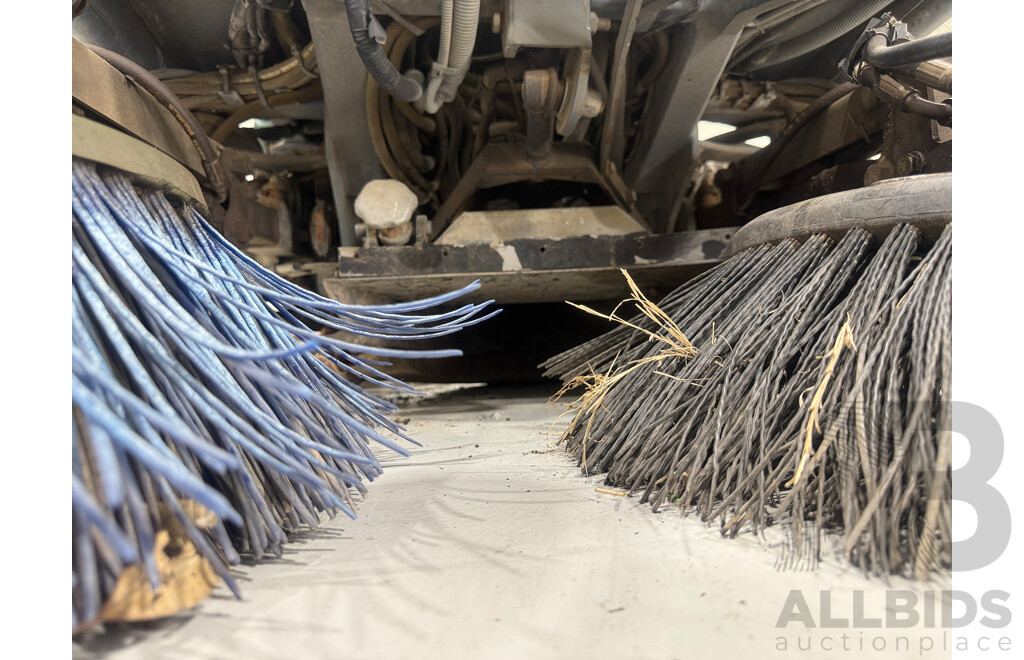 Circa 2009 Green Machine 636HS Air Sweeper (Enclosed A/C Cab)