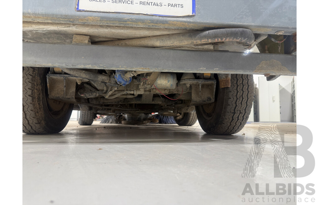 Circa 2009 Green Machine 636HS Air Sweeper (Enclosed A/C Cab)