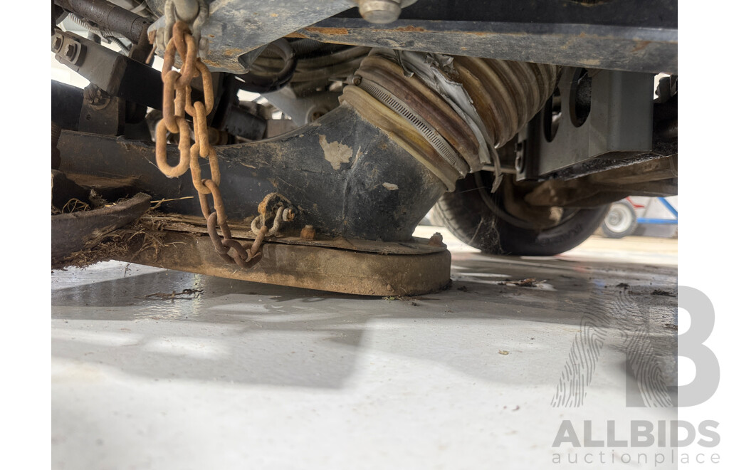 Circa 2009 Green Machine 636HS Air Sweeper (Enclosed A/C Cab)