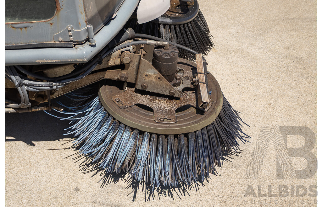 Circa 2009 Green Machine 636HS Air Sweeper (Enclosed A/C Cab)