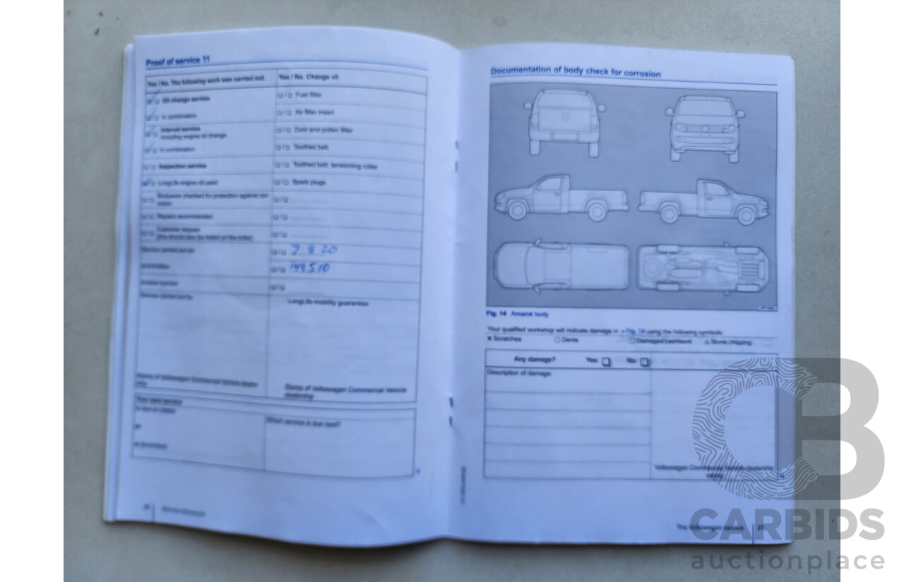 8/2013 Volkswagen Amarok Tdi400 Ultimate (4x4) 2H MY13 Dual Cab Utility Brown 2.0L