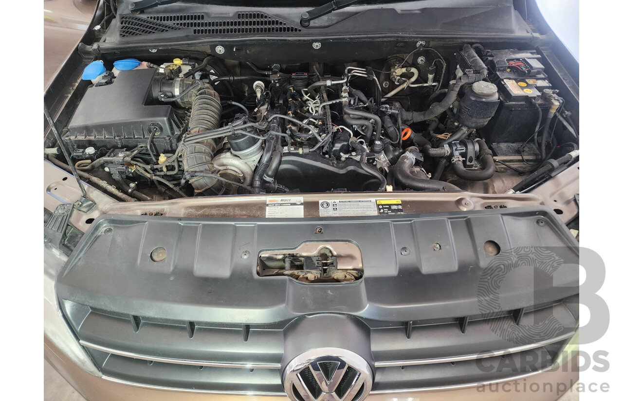 8/2013 Volkswagen Amarok Tdi400 Ultimate (4x4) 2H MY13 Dual Cab Utility Brown 2.0L