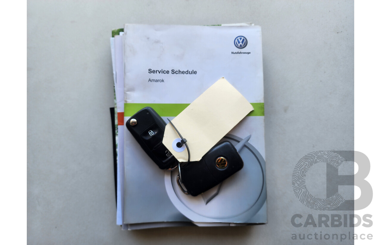 8/2013 Volkswagen Amarok Tdi400 Ultimate (4x4) 2H MY13 Dual Cab Utility Brown 2.0L