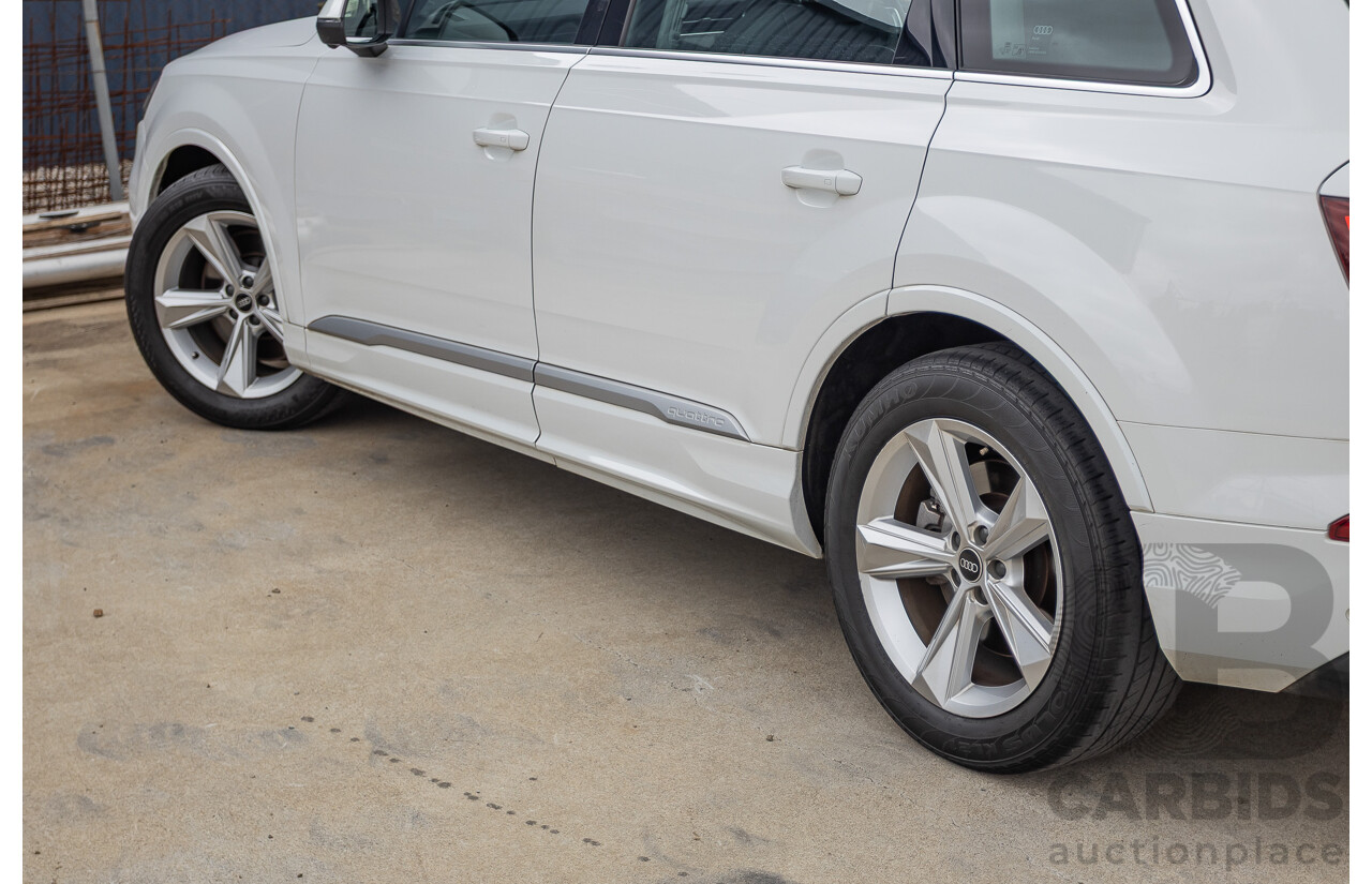 8/2021 Audi Q7 45 TDI Quattro MHEV (AWD) 4M MY22 4D Wagon Pure White Turbo Diesel 3.0L 7 seater - Mild Hybrid