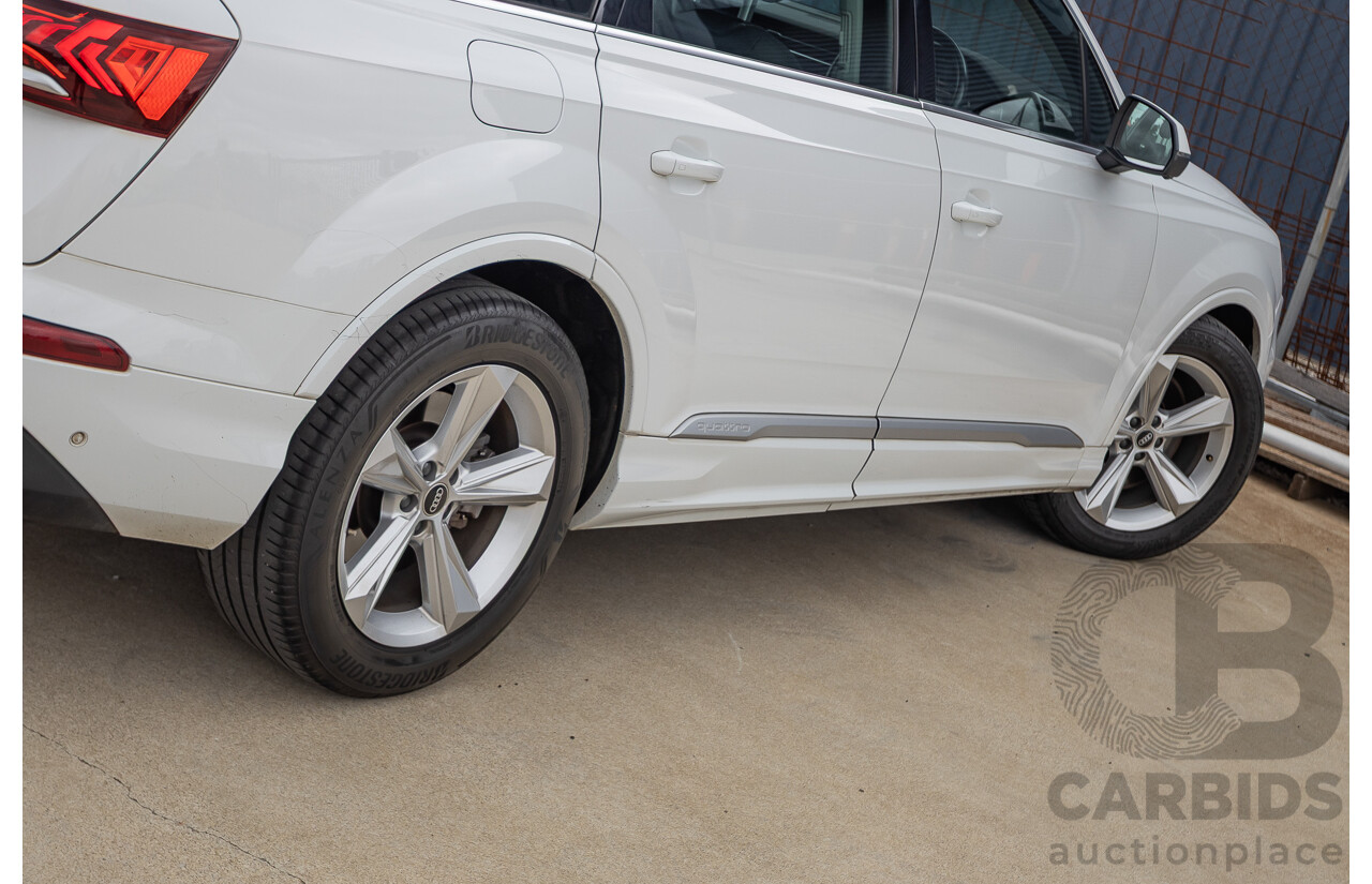 8/2021 Audi Q7 45 TDI Quattro MHEV (AWD) 4M MY22 4D Wagon Pure White Turbo Diesel 3.0L 7 seater - Mild Hybrid
