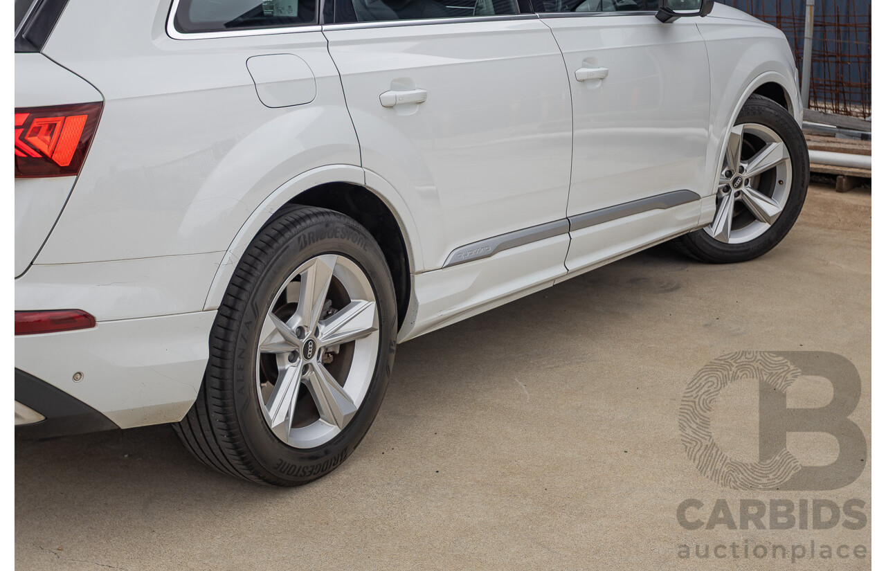 8/2021 Audi Q7 45 TDI Quattro MHEV (AWD) 4M MY22 4D Wagon Pure White Turbo Diesel 3.0L 7 seater - Mild Hybrid