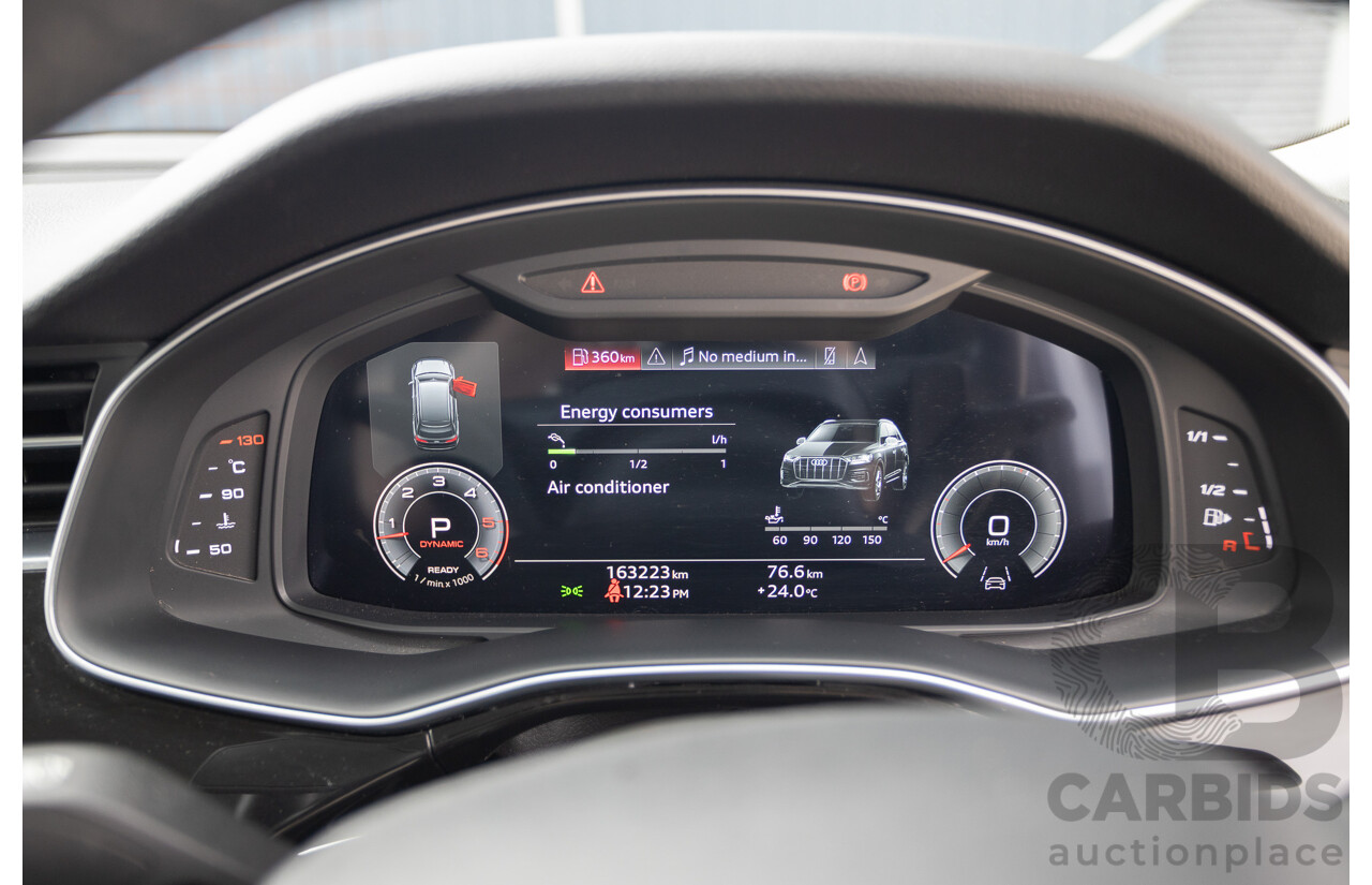 8/2021 Audi Q7 45 TDI Quattro MHEV (AWD) 4M MY22 4D Wagon Pure White Turbo Diesel 3.0L 7 seater - Mild Hybrid