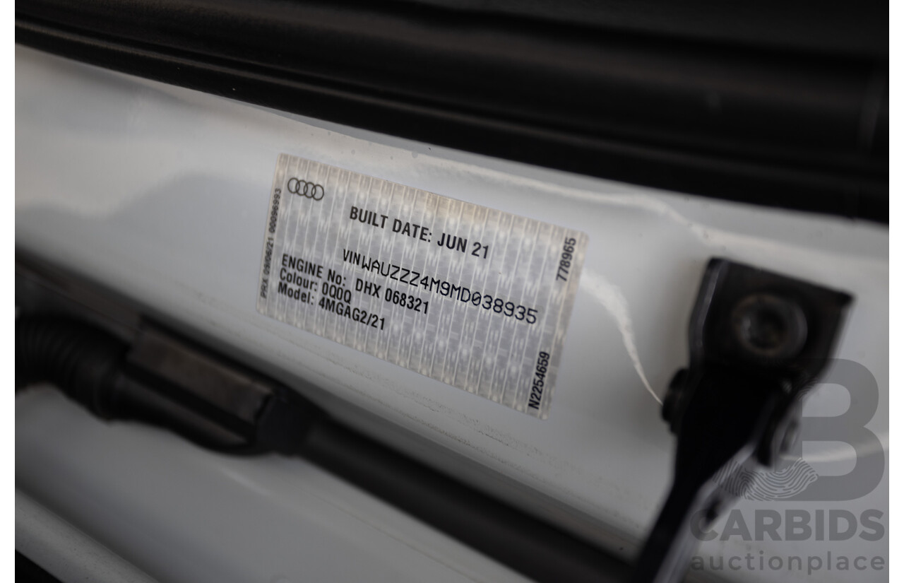 8/2021 Audi Q7 45 TDI Quattro MHEV (AWD) 4M MY22 4D Wagon Pure White Turbo Diesel 3.0L 7 seater - Mild Hybrid