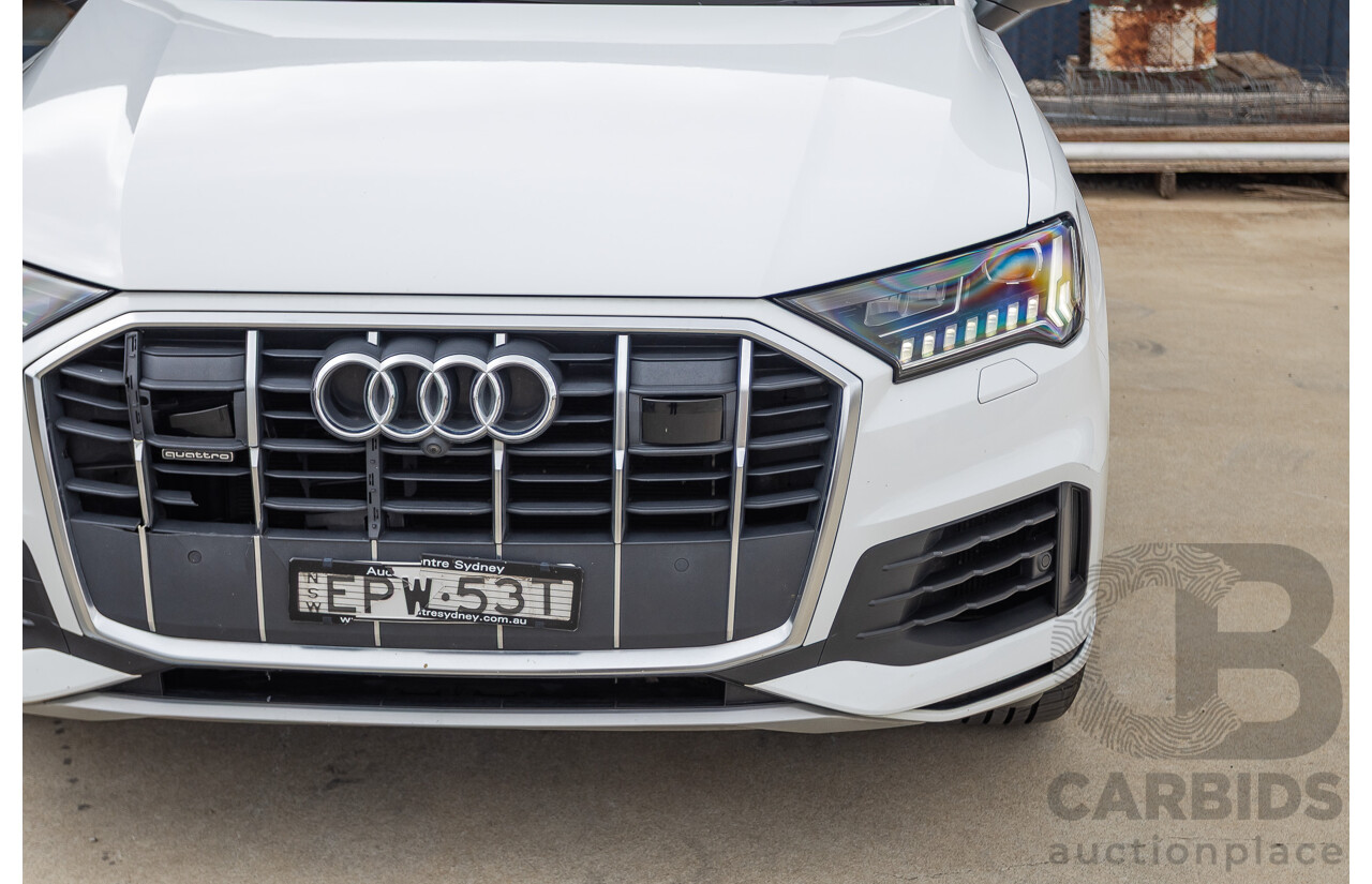 8/2021 Audi Q7 45 TDI Quattro MHEV (AWD) 4M MY22 4D Wagon Pure White Turbo Diesel 3.0L 7 seater - Mild Hybrid