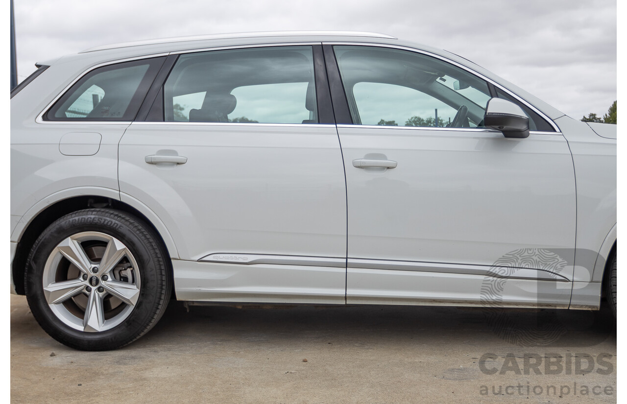 8/2021 Audi Q7 45 TDI Quattro MHEV (AWD) 4M MY22 4D Wagon Pure White Turbo Diesel 3.0L 7 seater - Mild Hybrid