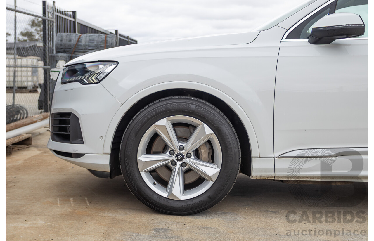 8/2021 Audi Q7 45 TDI Quattro MHEV (AWD) 4M MY22 4D Wagon Pure White Turbo Diesel 3.0L 7 seater - Mild Hybrid