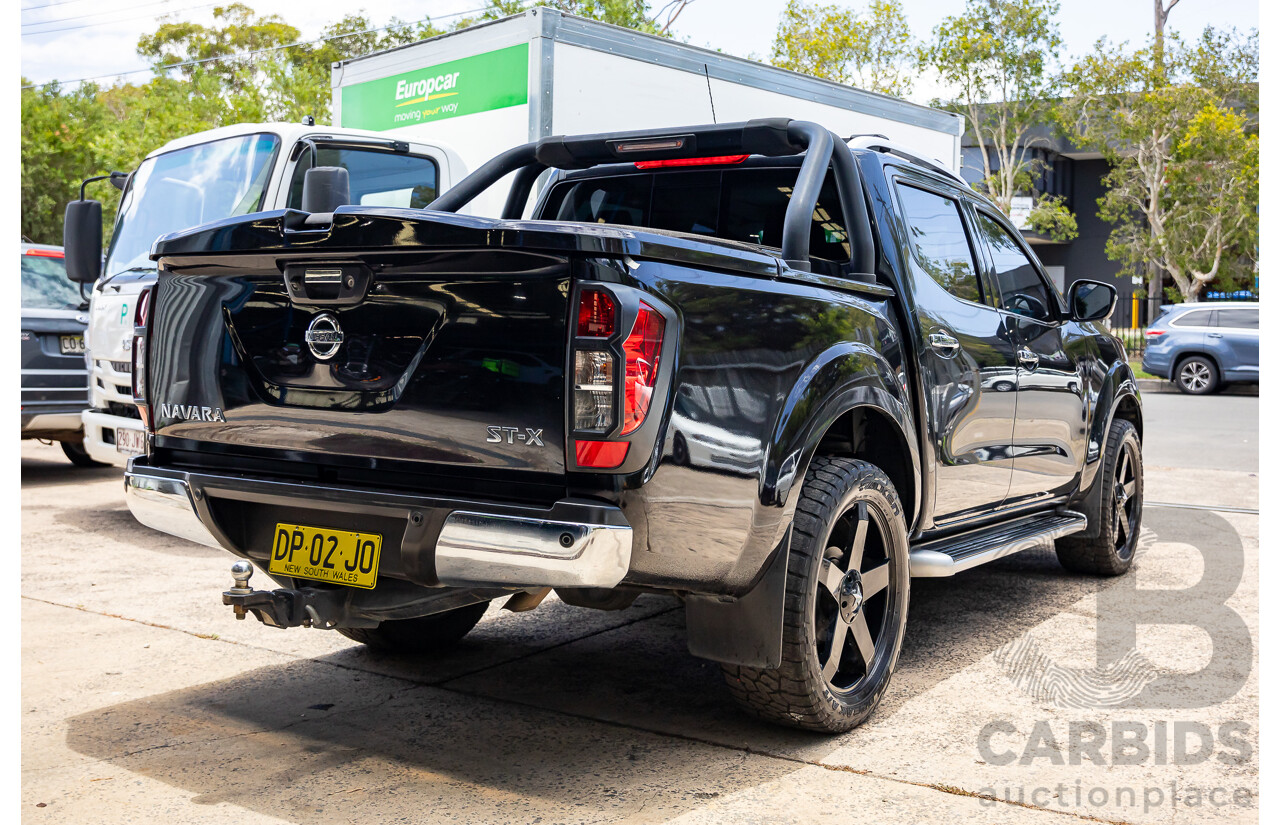 06/2017 Nissan Navara ST-X (4x4) D23 Series II Dual Cab Utility Cosmic Black Metallic Turbo Diesel 2.3L