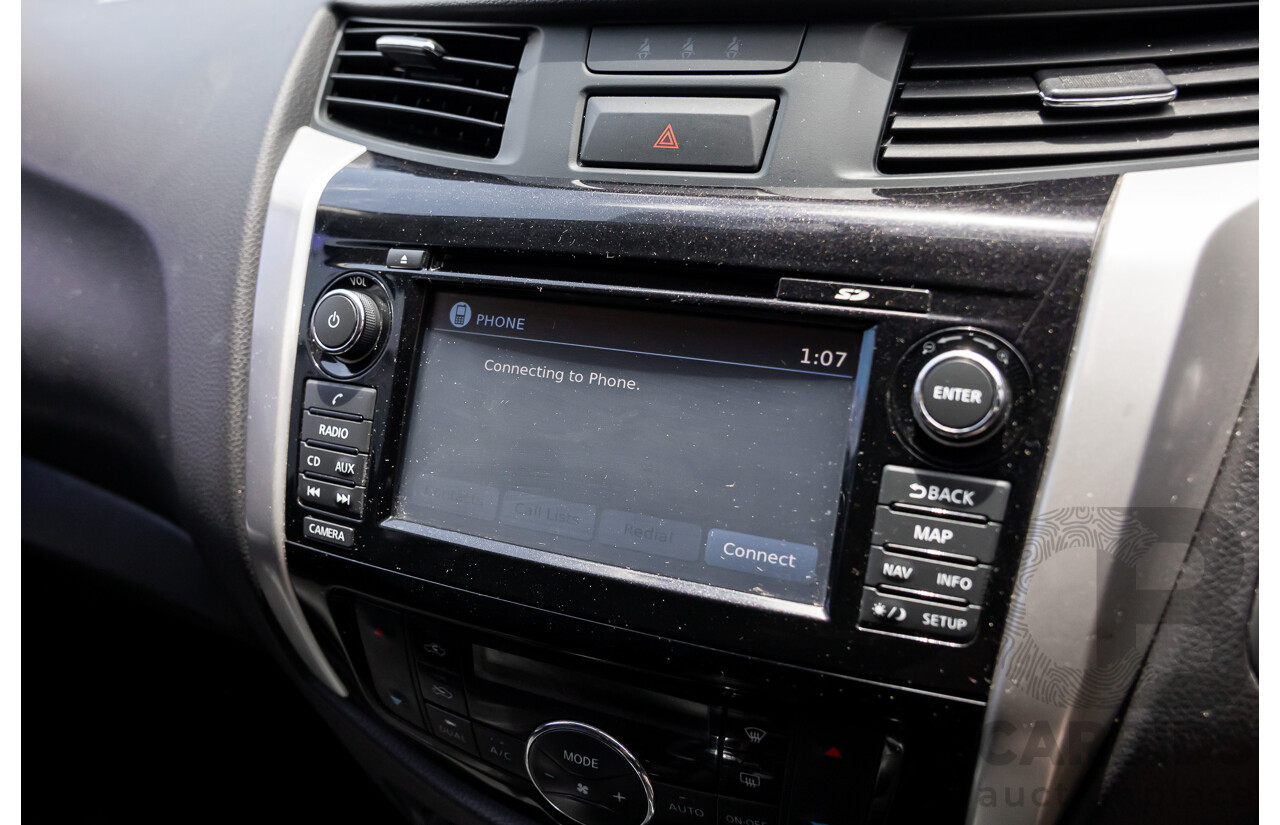 06/2017 Nissan Navara ST-X (4x4) D23 Series II Dual Cab Utility Cosmic Black Metallic Turbo Diesel 2.3L