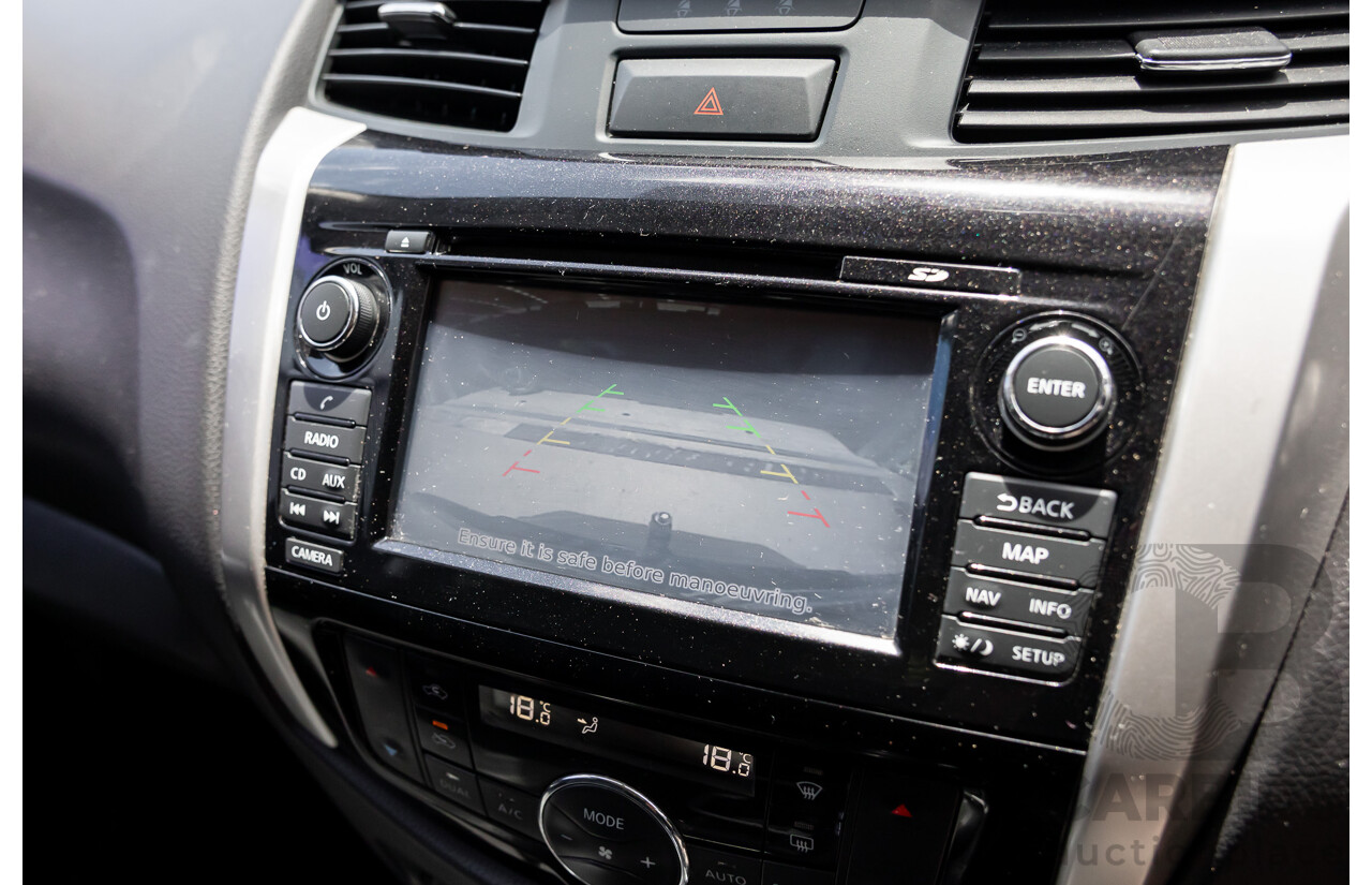 06/2017 Nissan Navara ST-X (4x4) D23 Series II Dual Cab Utility Cosmic Black Metallic Turbo Diesel 2.3L