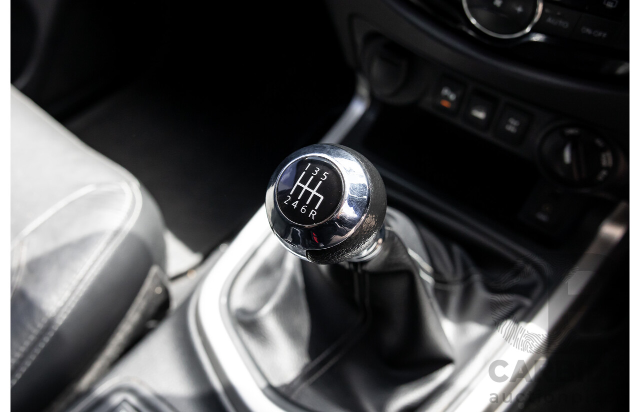 06/2017 Nissan Navara ST-X (4x4) D23 Series II Dual Cab Utility Cosmic Black Metallic Turbo Diesel 2.3L