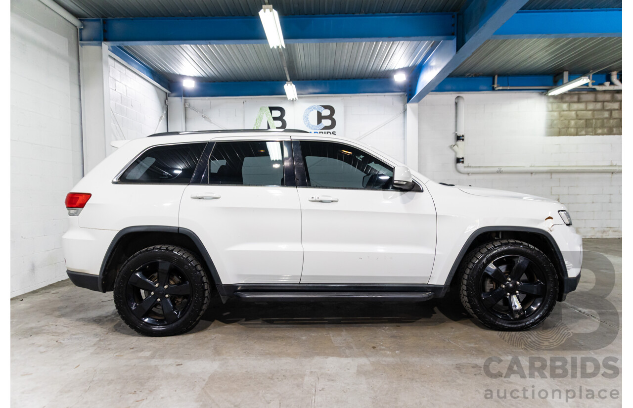 10/2014 Jeep Grand Cherokee Laredo (4x2) WK MY14 4d Wagon Bright White V6 3.6L