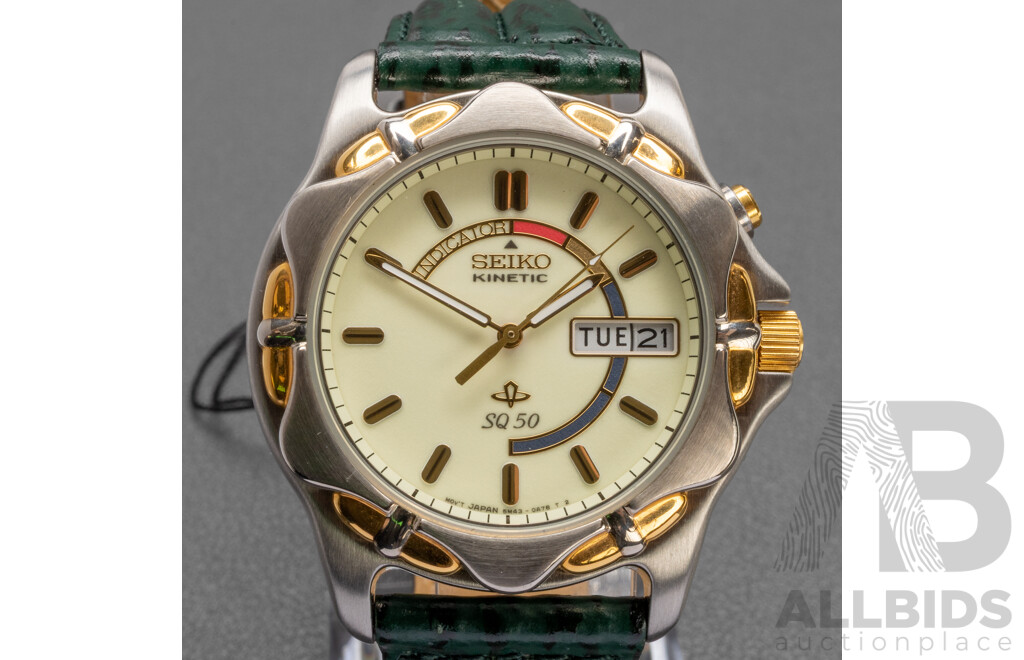 Men's Seiko Kinetic SQ50 Wristwatch - Lot 1653798 | ALLBIDS
