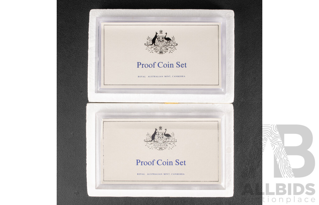 Australian RAM 1980 and 1981 Six Proof Coin Sets