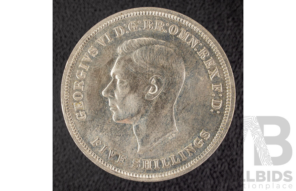 Great Britain 1951 UNC Crown, Festival of Britain with Inscription to Edge