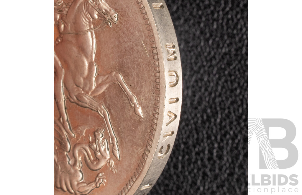 Great Britain 1951 UNC Crown, Festival of Britain with Inscription to Edge