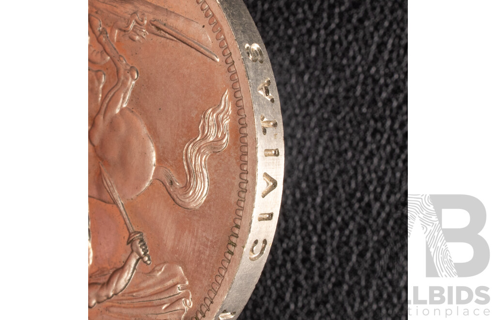 Great Britain 1951 UNC Crown, Festival of Britain with Inscription to Edge