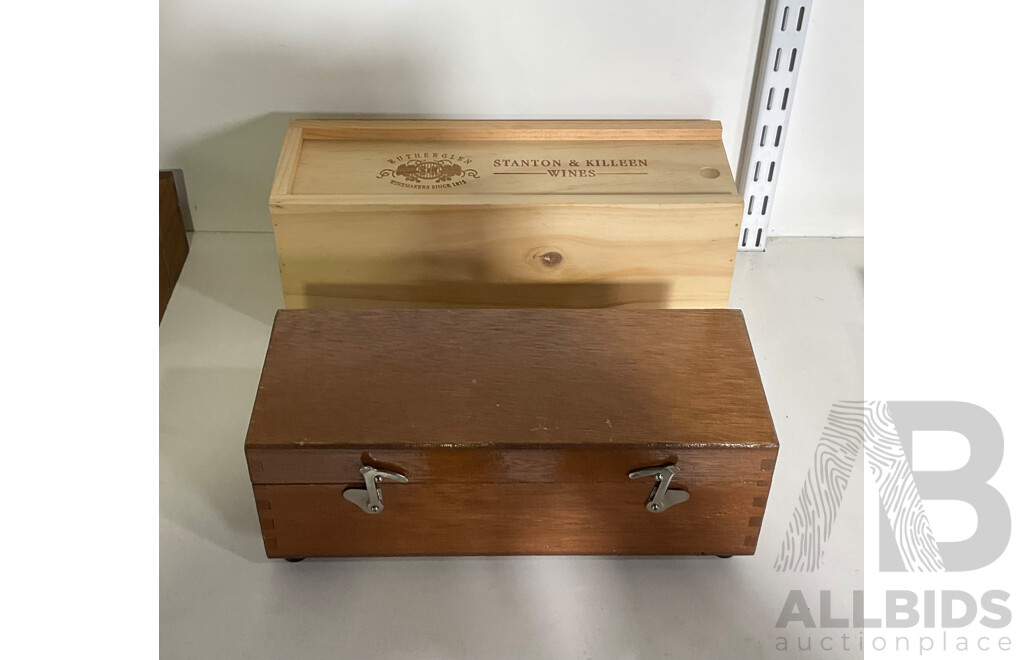 Collection of Timber Cigar, Wine and Storage Boxes
