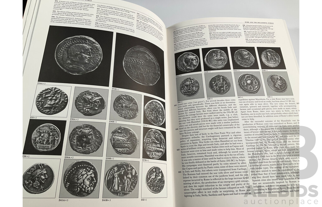 Four Books Relating to the Study of Coins Including Coins, an Illustrated Survey 650BC to the Present Day, Renniks Coin and Banknote Guide and Australian Coin and Banknote Values, Standard Catalogue of World Coins
