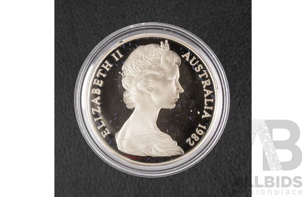 Australian RAM 1982 Silver Proof Ten Dollar Coin, Commonwealth Games .925