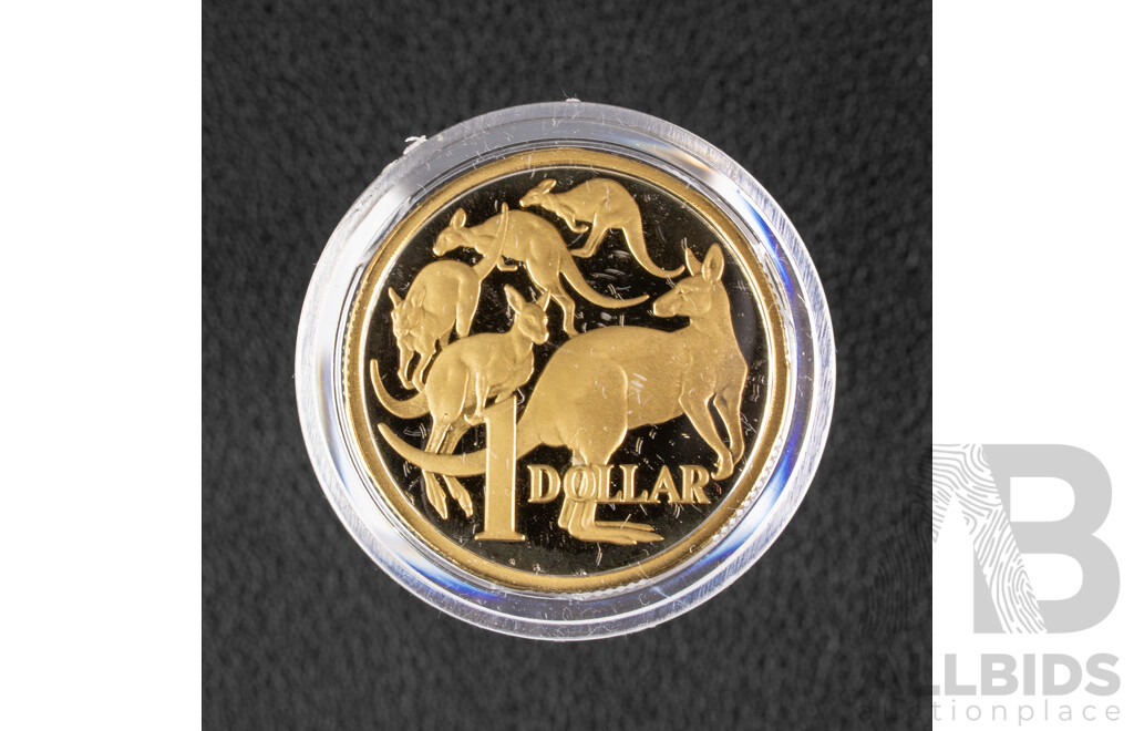 Australian RAM 1984 Proof One Dollar Coin, First Year Issue