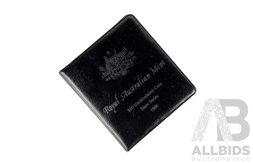 Australian 1986 Silver Ten Dollar Coin, State Series South Australia .925