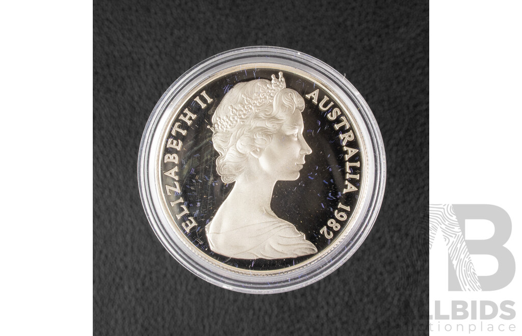 Australian RAM 1982 Silver Proof Ten Dollar Coin, Commonwealth Games .925