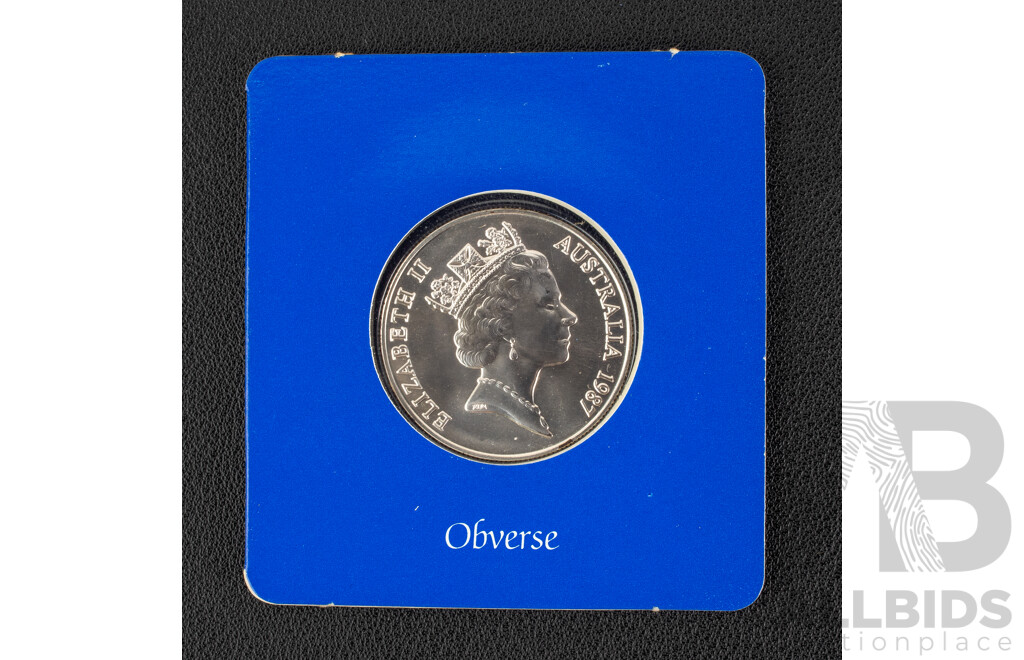 Australian 1987 Silver Ten Dollar Coin, State Series, New South Wales .925