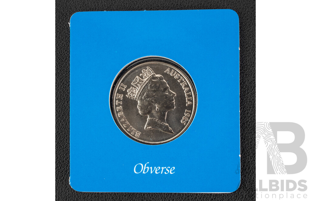 Australian RAM 1985 Silver Ten Dollar Coin, State Series Victoria .925