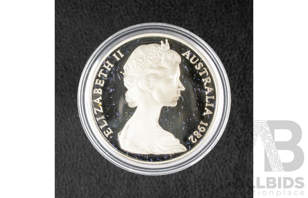 Australian RAM 1982 Silver Proof Ten Dollar Coin, Commonwealth Games .925