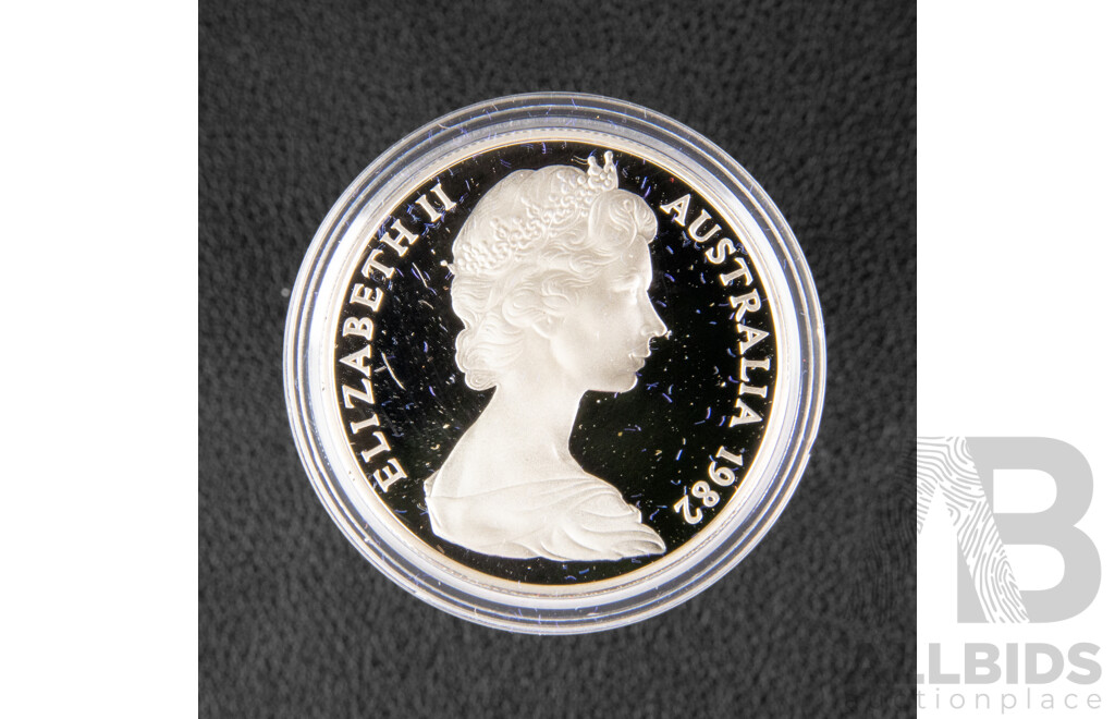 Australian RAM 1982 Silver Proof Ten Dollar Coin, Commonwealth Games .925