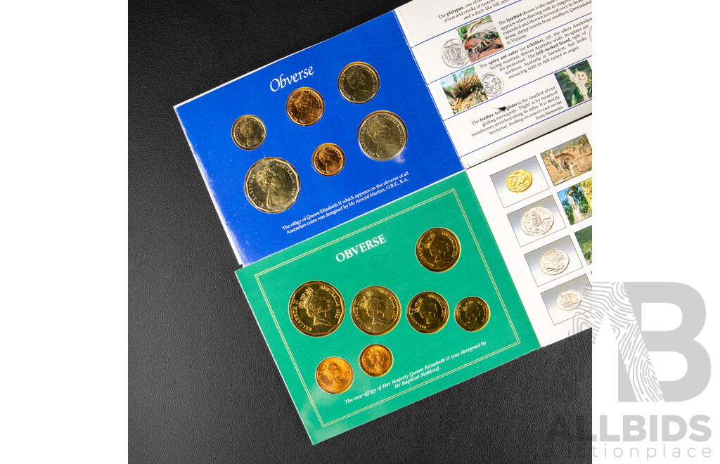 Australian 1984 and 1985 UNC Sets