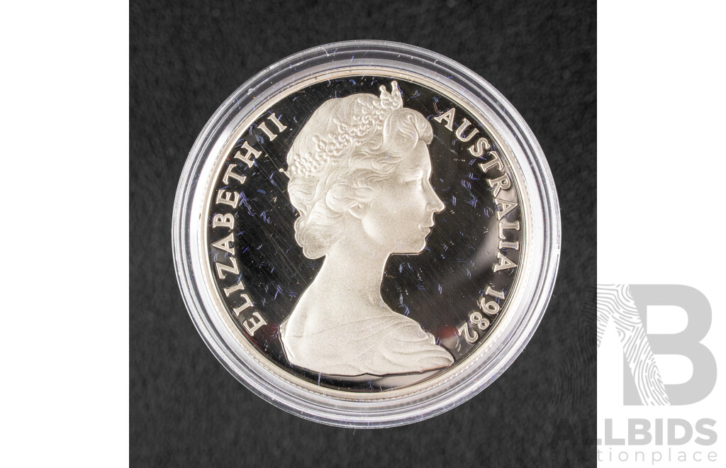 Australian RAM 1982 Silver Proof Ten Dollar Coin, Commonwealth Games .925