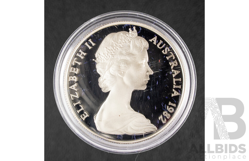 Australian RAM 1982 Silver Proof Ten Dollar Coin, Commonwealth Games .925