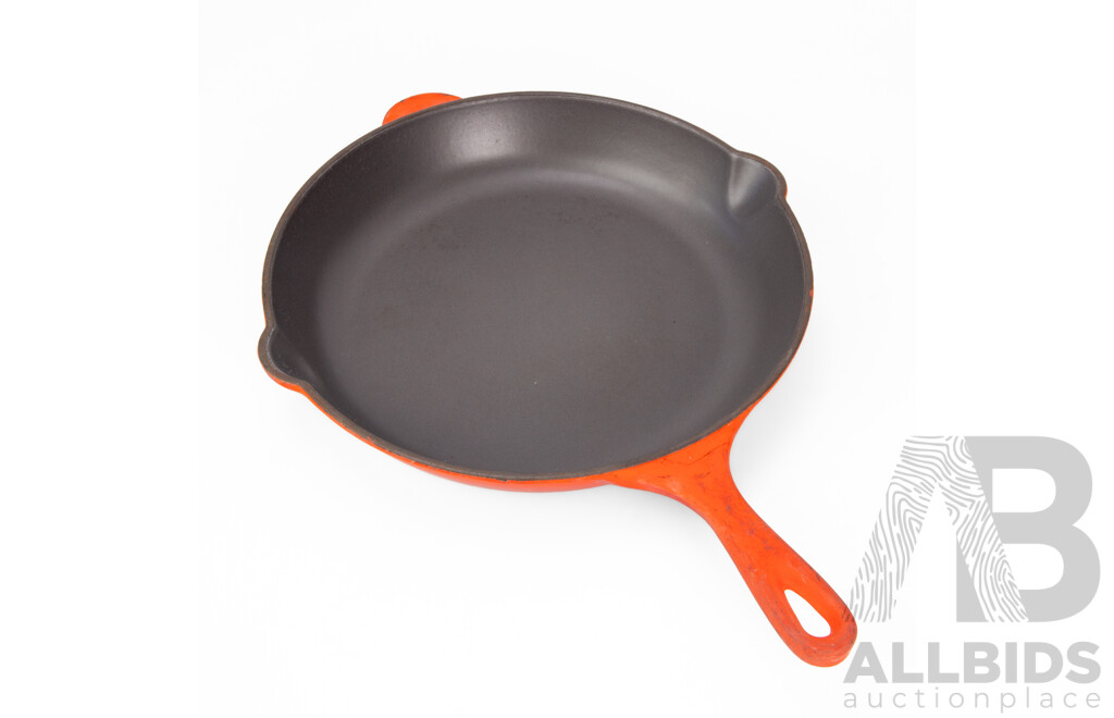 Vintage Le Creuset Steel Fry Pan, Made in France