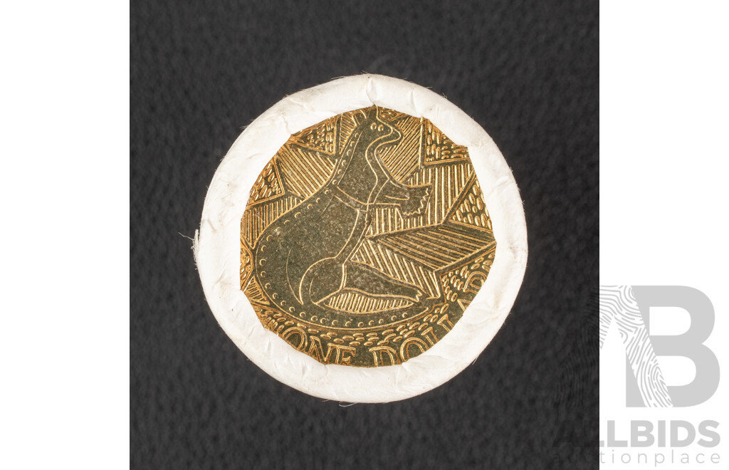 Australian RAM 1988 Commemorative One Dollar Coin Roll, Aboriginal Kangaroo