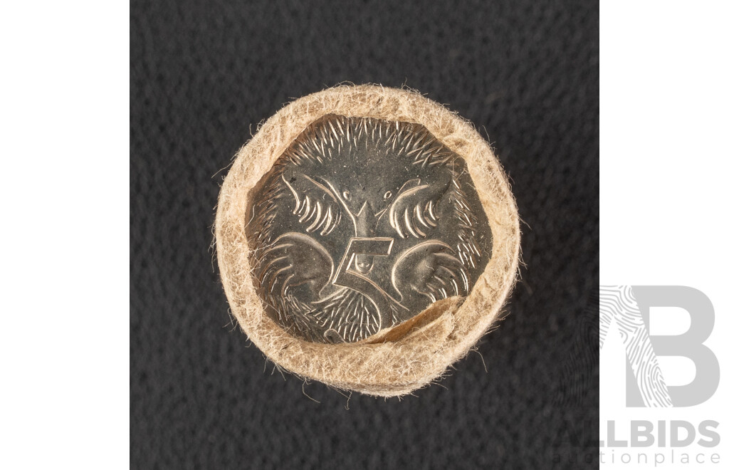 Australian RAM/Reserve Bank UNC 1978 One, Two, Five, Ten, Twenty, Fifty Cent Coin Rolls