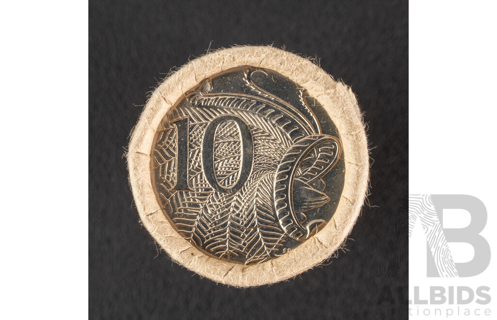 Australian RAM/Reserve Bank UNC 1978 One, Two, Five, Ten, Twenty, Fifty Cent Coin Rolls