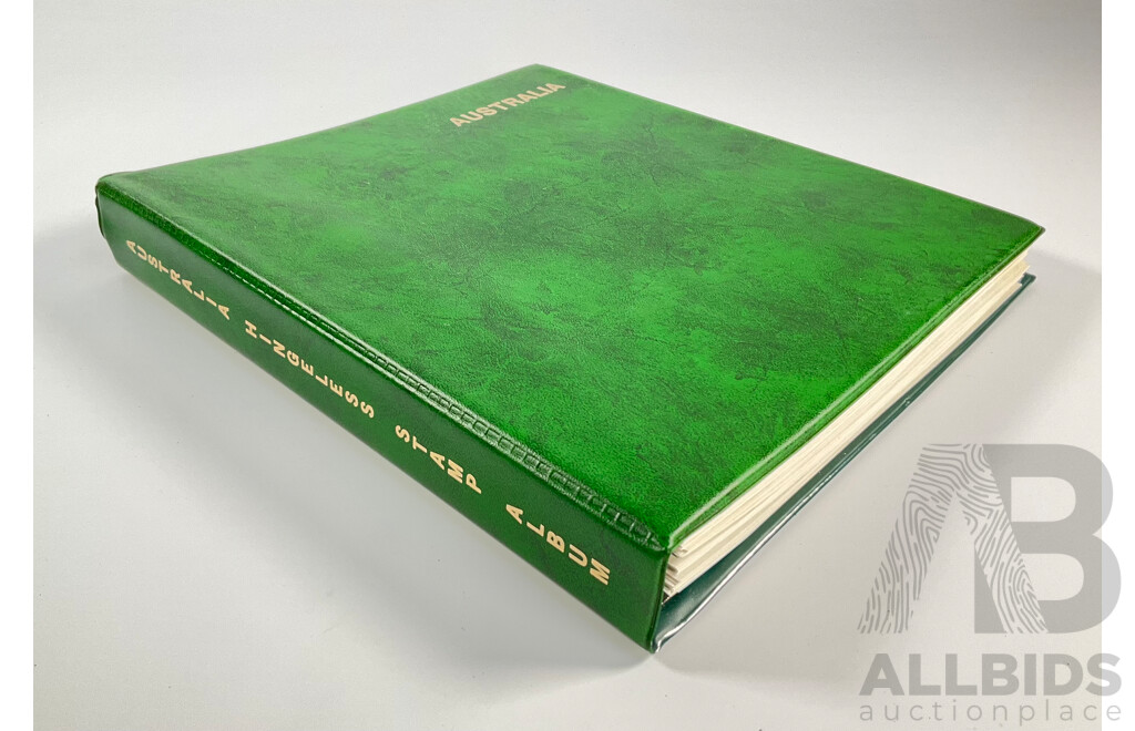 Australian Seven Seas Hingless Stamp Album,1910's to 1975