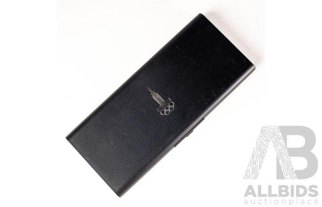 USSR 1977 Silver Six Coin Proof Set, 1980 Moscow Games of the XXII Olympiad .900