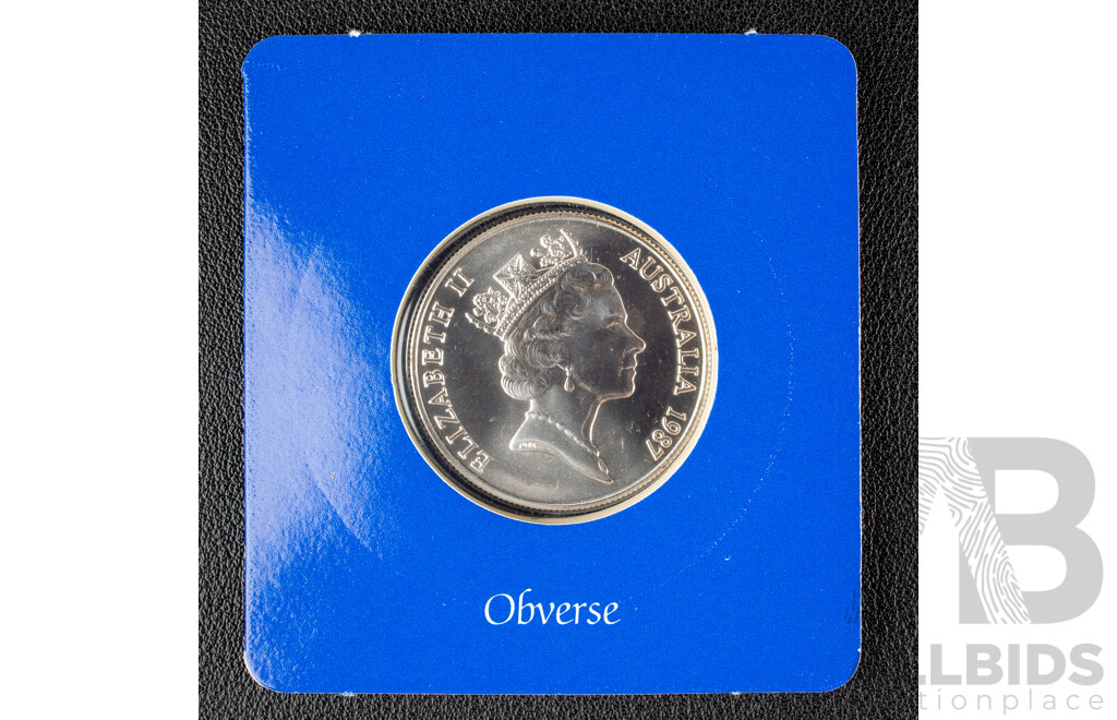 Australian 1987 Silver Ten Dollar Coin, State Series, New South Wales .925