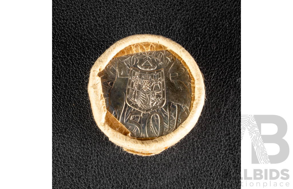 Australian RAM UNC 1981 One, Two, Five, Ten, Twenty, Fifty Cent Coin Rolls