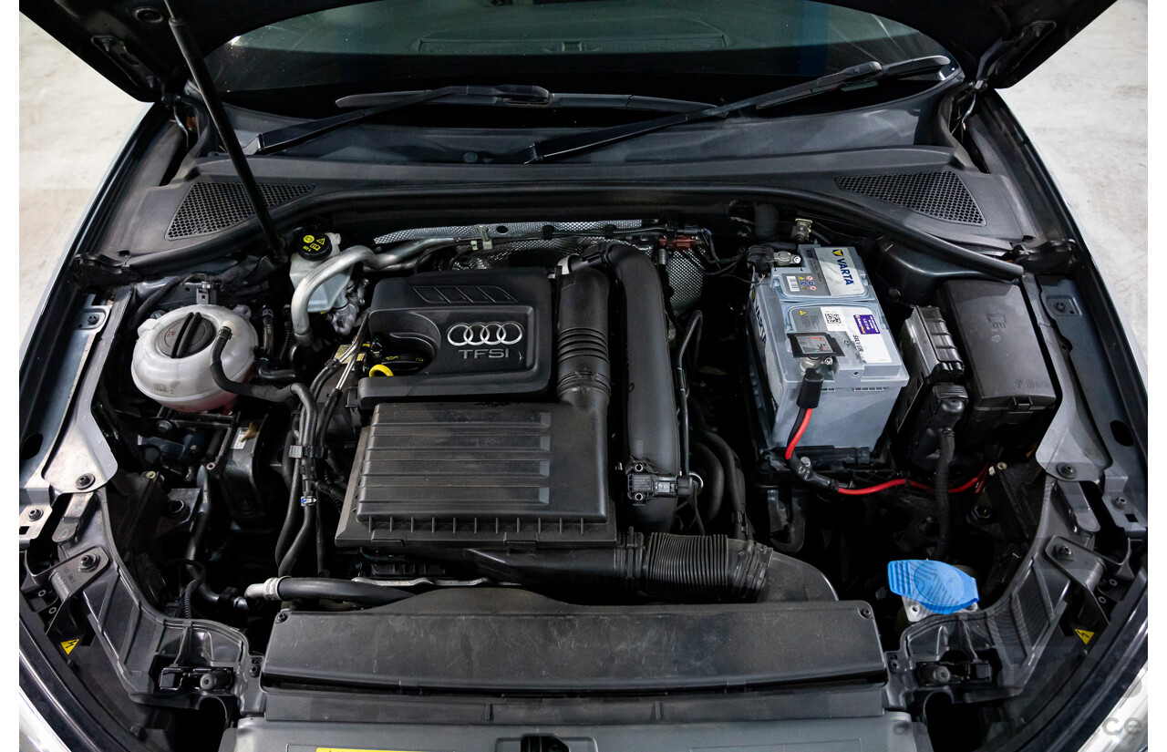 11/2013 Audi A3 Sportback 1.4 TFSI Attraction 8P MY13 5d Hatchback Monsoon Grey Metallic Turbo 1.4L