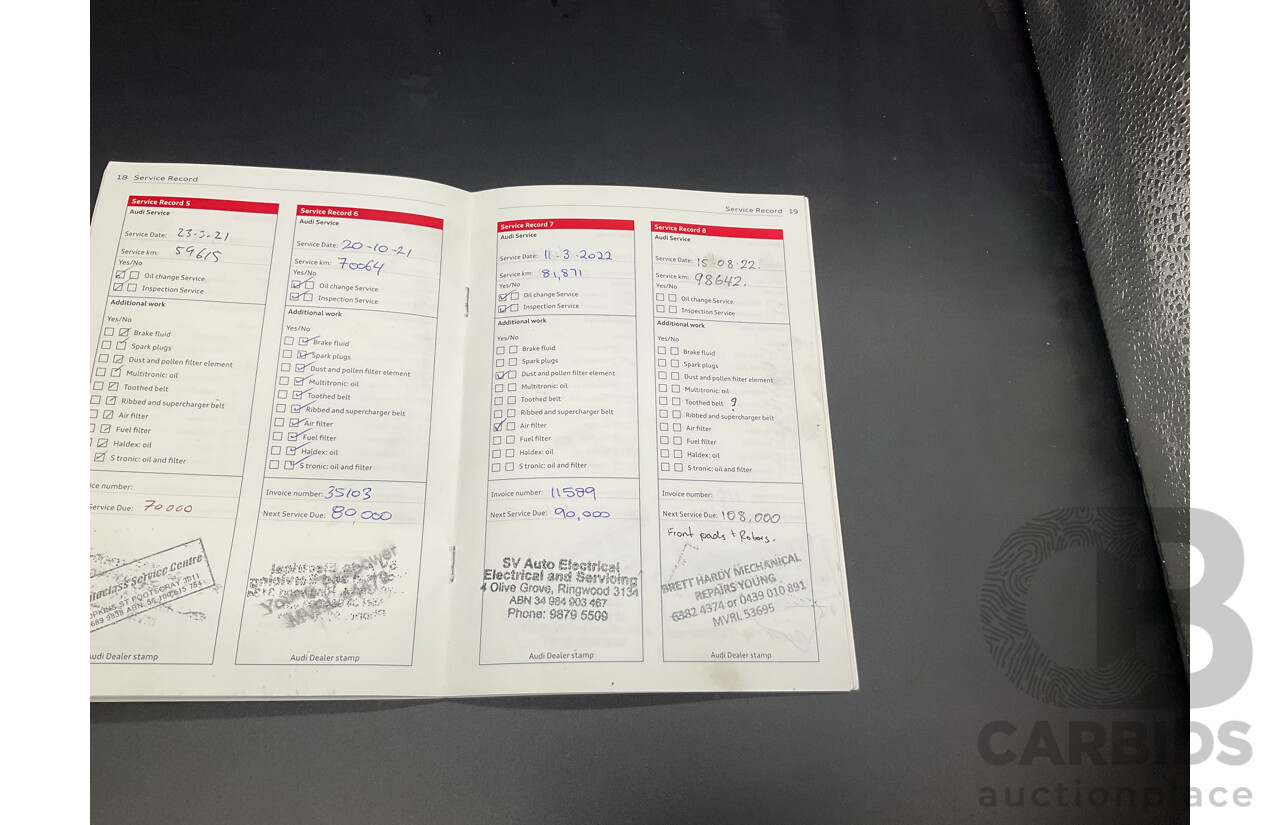 11/2013 Audi A3 Sportback 1.4 TFSI Attraction 8P MY13 5d Hatchback Monsoon Grey Metallic Turbo 1.4L